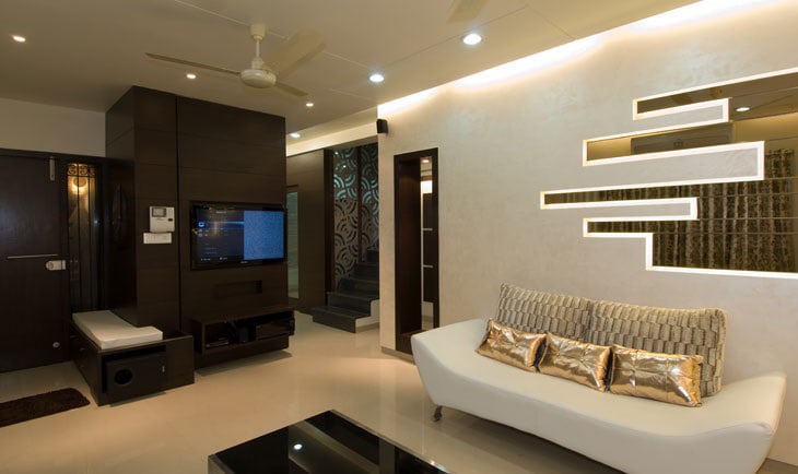 The Modern Living Room by Deepti Srivastava Living-room Modern | Interior Design Photos & Ideas