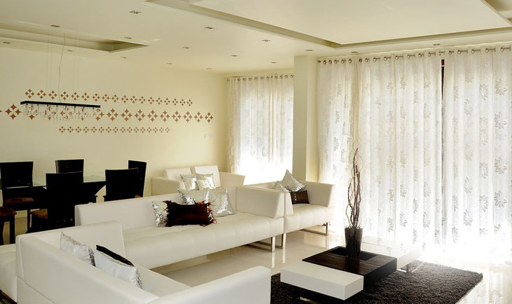 The 3 D design Of Living Area by Deepti Srivastava Living-room Modern | Interior Design Photos & Ideas