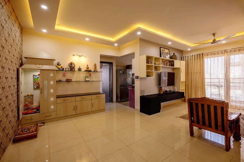 Contemporary living room with tv by Shubhashis Shomil Living-room Contemporary | Interior Design Photos & Ideas