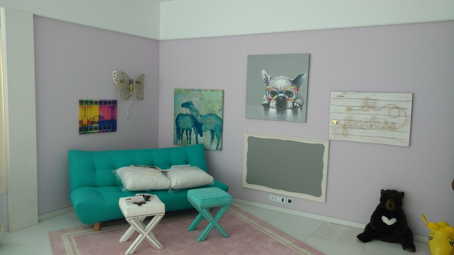 When in Doubt Go Blue! by Milind Kapadia Modern | Interior Design Photos & Ideas