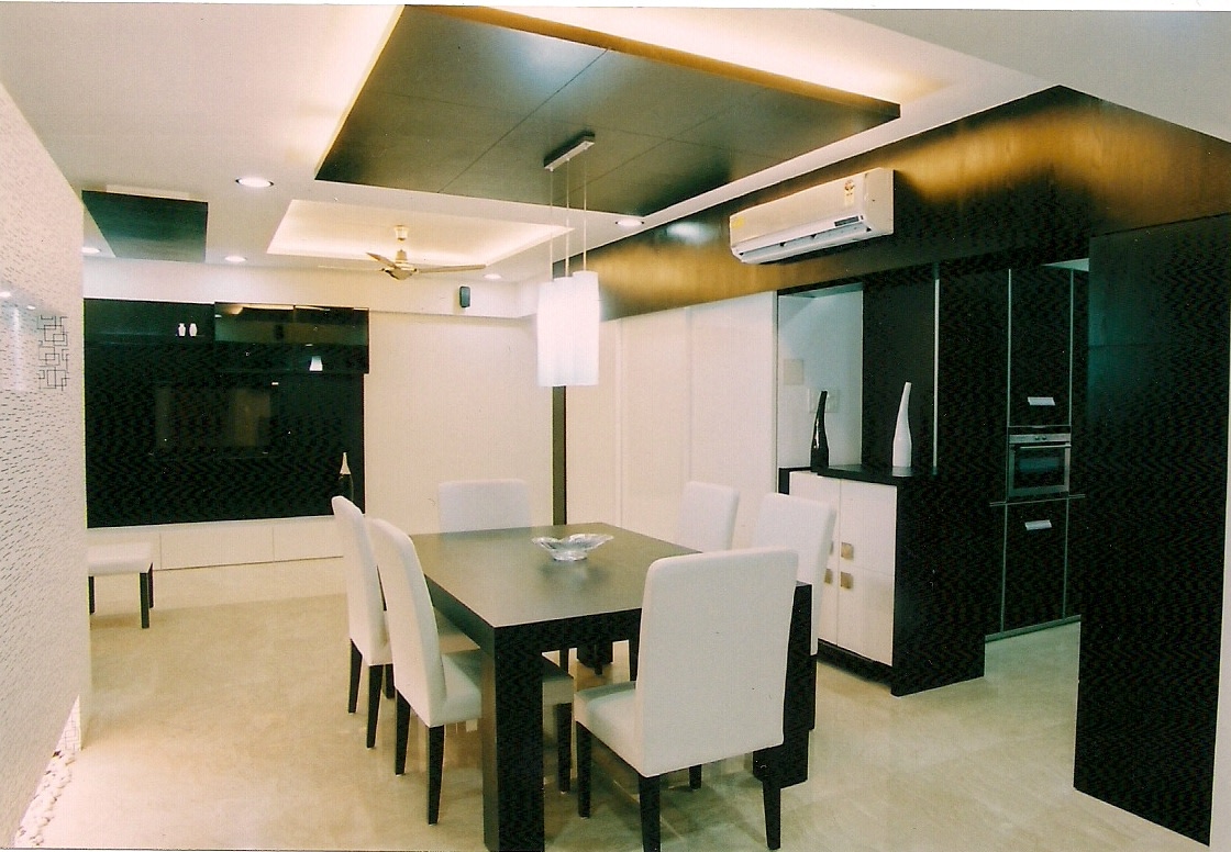 White touch Black by Aparna Mayekar Varadkar Contemporary | Interior Design Photos & Ideas