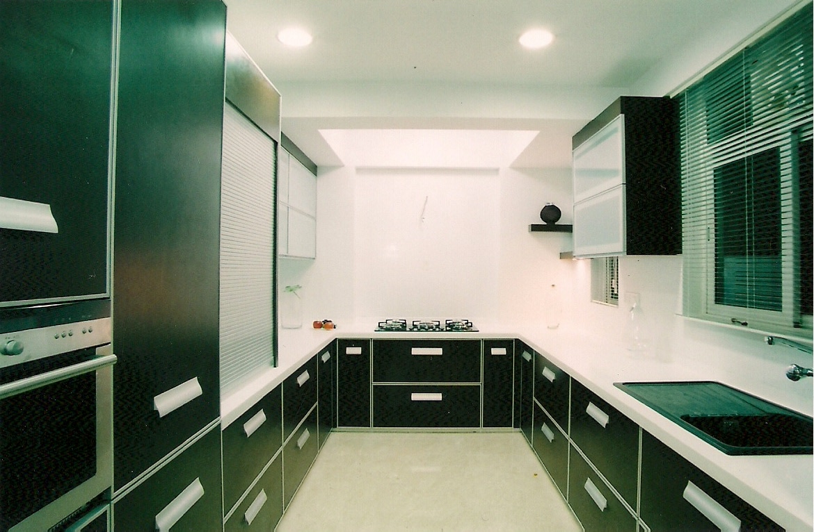 Kitchen In Black by Aparna Mayekar Varadkar Contemporary | Interior Design Photos & Ideas