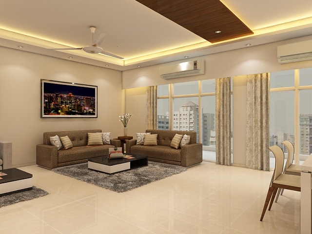 Contemporary living room with marble flooring by Jamshed Ahmed Living-room Contemporary | Interior Design Photos & Ideas