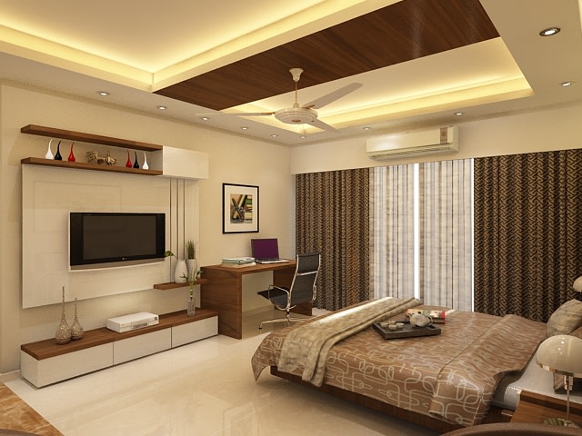 Contemporary bedroom with marble flooring by Jamshed Ahmed Bedroom Contemporary | Interior Design Photos & Ideas