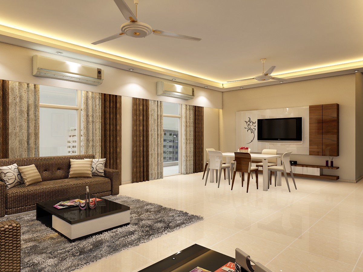 Contemporary living room with tv unit by Jamshed Ahmed Living-room Contemporary | Interior Design Photos & Ideas