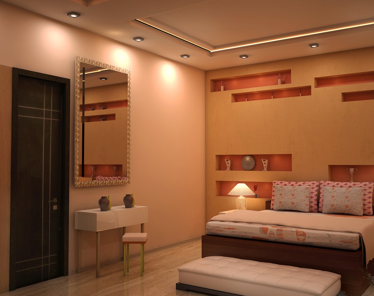 Contemporary bedroom with marble flooring by Jamshed Ahmed Bedroom Contemporary | Interior Design Photos & Ideas