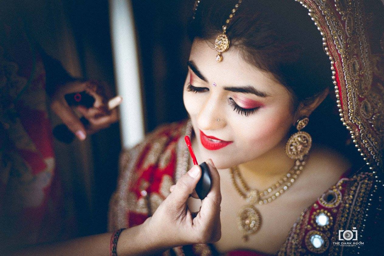 Bright red make up by The Dark Room Photography Wedding-photography | Weddings Photos & Ideas