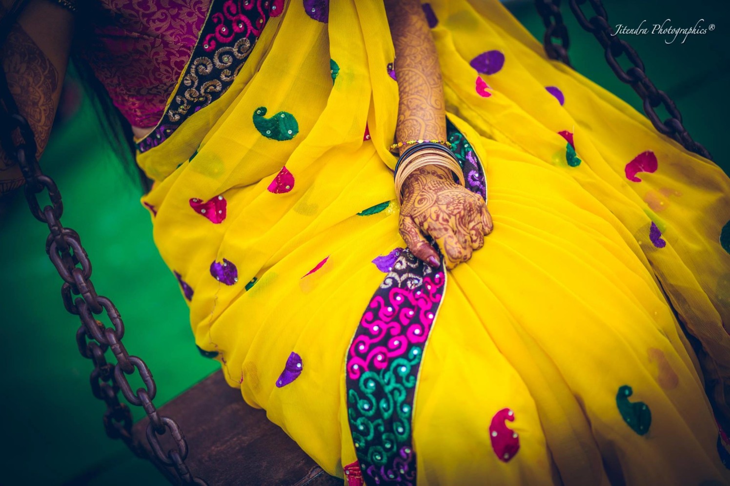 Yellow saree by The Dark Room Photography Wedding-photography | Weddings Photos & Ideas