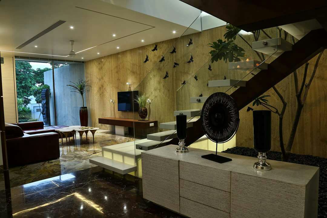 designer dining room by Chandni Goel Modern | Interior Design Photos & Ideas