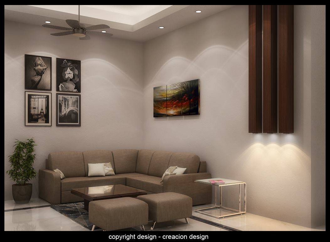 Living Peace by Deepanshu Prasad Living-room Contemporary | Interior Design Photos & Ideas