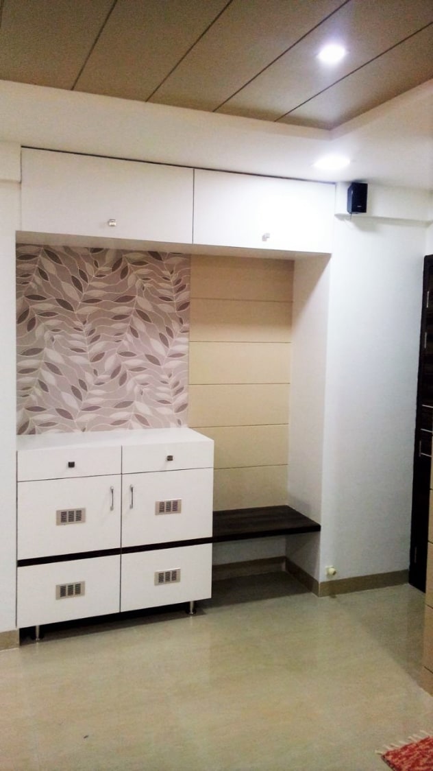 Floral Cabinets by Amith Kumar Open-spaces Contemporary | Interior Design Photos & Ideas