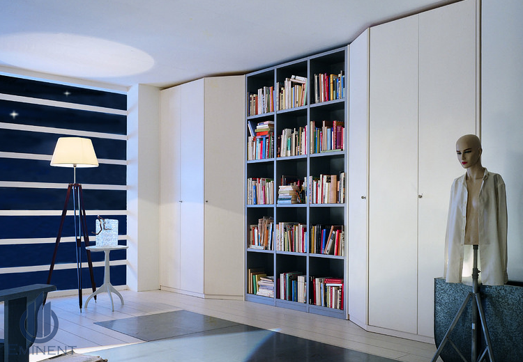 White Shaded Wardrobe by Shyam Gupta Bedroom Modern | Interior Design Photos & Ideas
