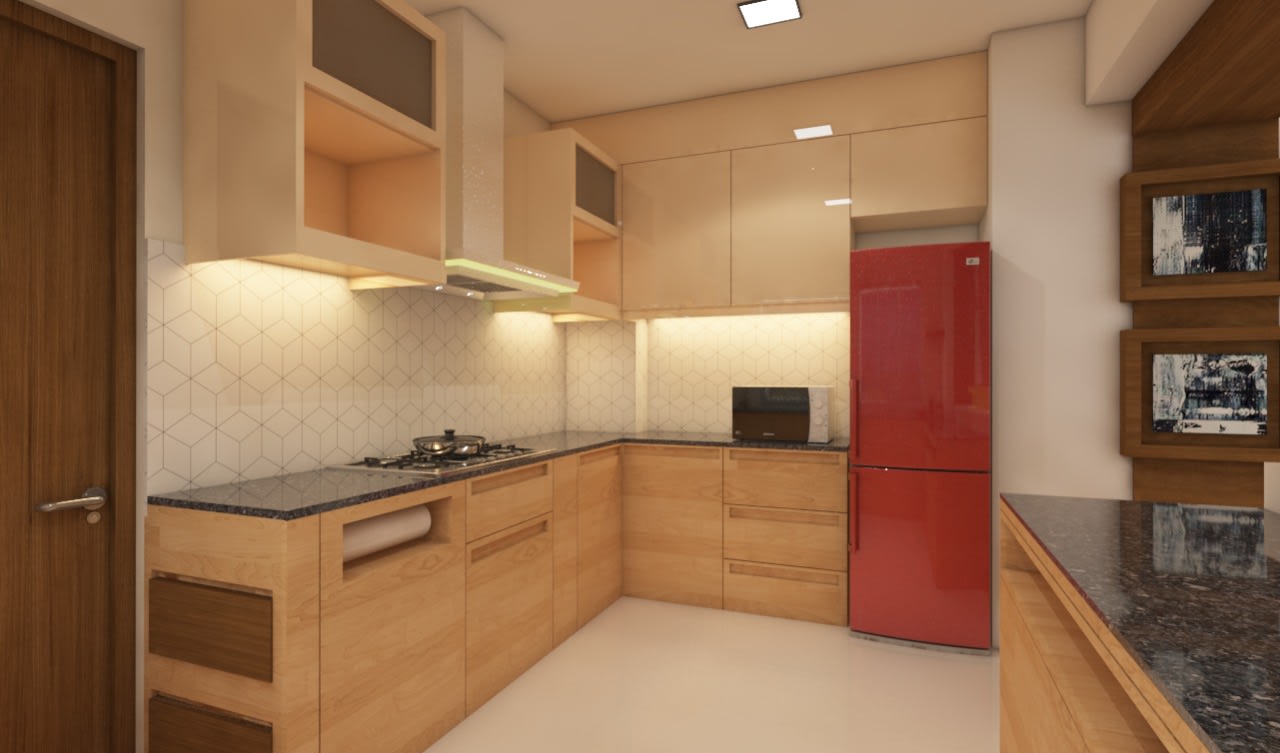 Modular Kitchen by Swaroopa Ekbote Modern | Interior Design Photos & Ideas