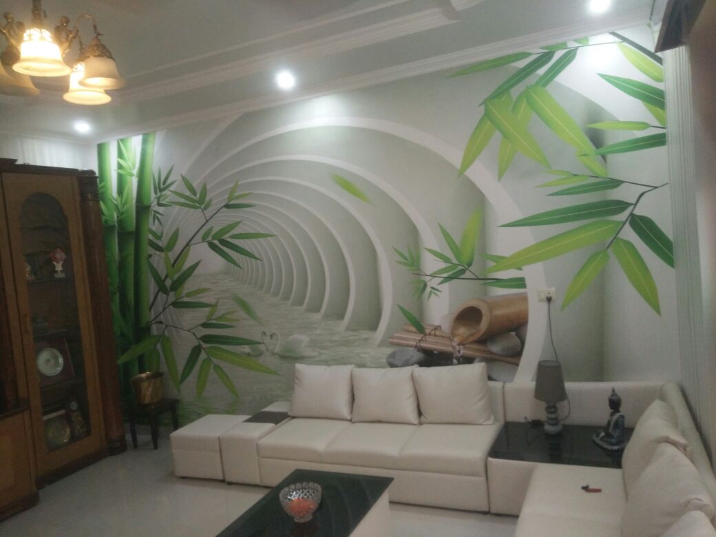 The Green Aurora by Wall Designs Modern | Interior Design Photos & Ideas