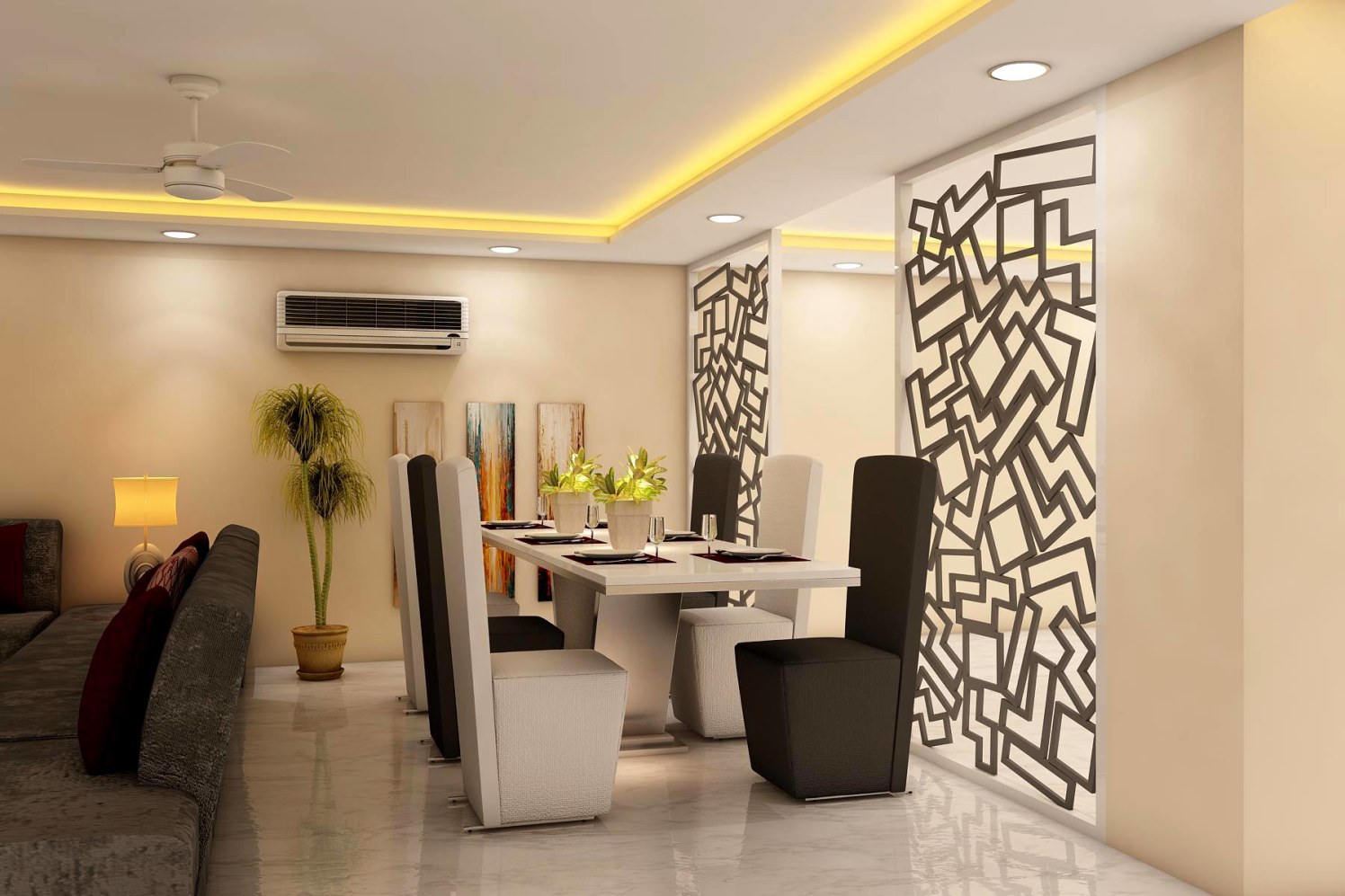 Elegant Ombre by Wall Designs Contemporary | Interior Design Photos & Ideas