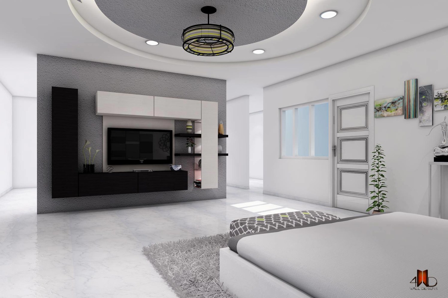 Yin & Yang Symphony by Wall Designs Contemporary | Interior Design Photos & Ideas