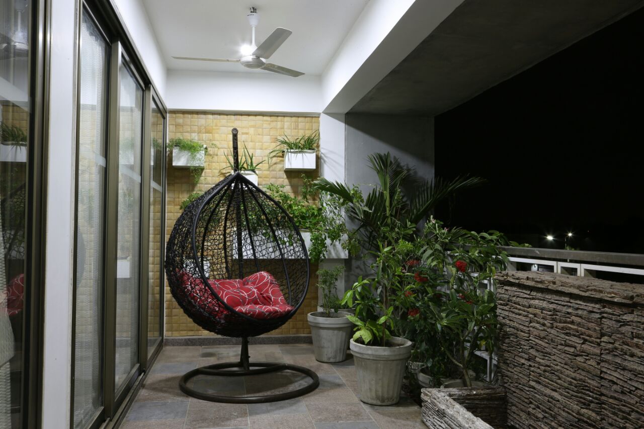 Black Patio Furniture by Devang Shah Open-spaces Contemporary | Interior Design Photos & Ideas