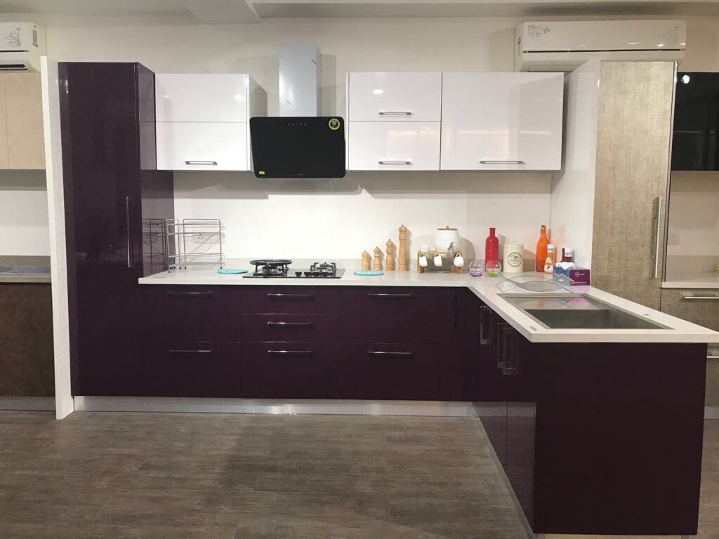 Open Kitchen L Shaped by Shubham Pahwa Modern | Interior Design Photos & Ideas