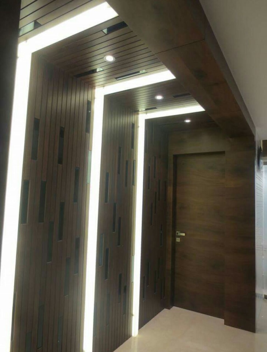 Chocolate enterance by Rahul Tewari Modern | Interior Design Photos & Ideas