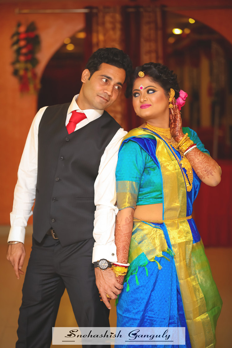 A Stunning Couple Portrait by Moments By Snehashish Wedding-photography Bridal-jewellery-and-accessories Groom-wear-and-accessories | Weddings Photos & Ideas