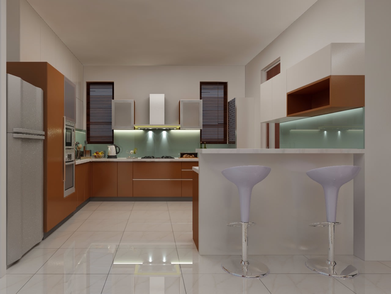 Kitchen on the go by Shwetha Modern | Interior Design Photos & Ideas