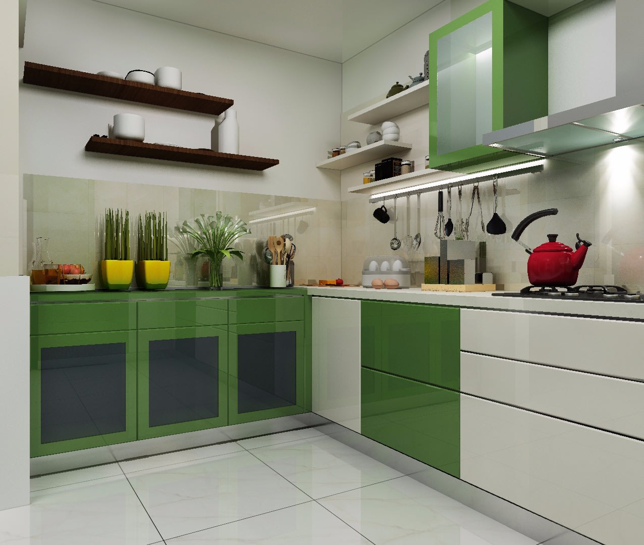 Common Kitchen by Shwetha Contemporary | Interior Design Photos & Ideas