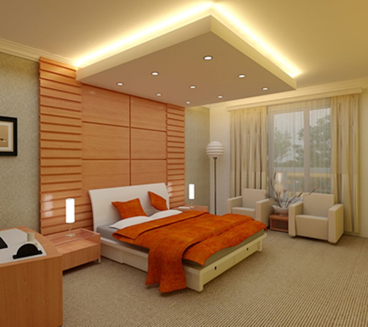 Orange And White by Ishan Sardana