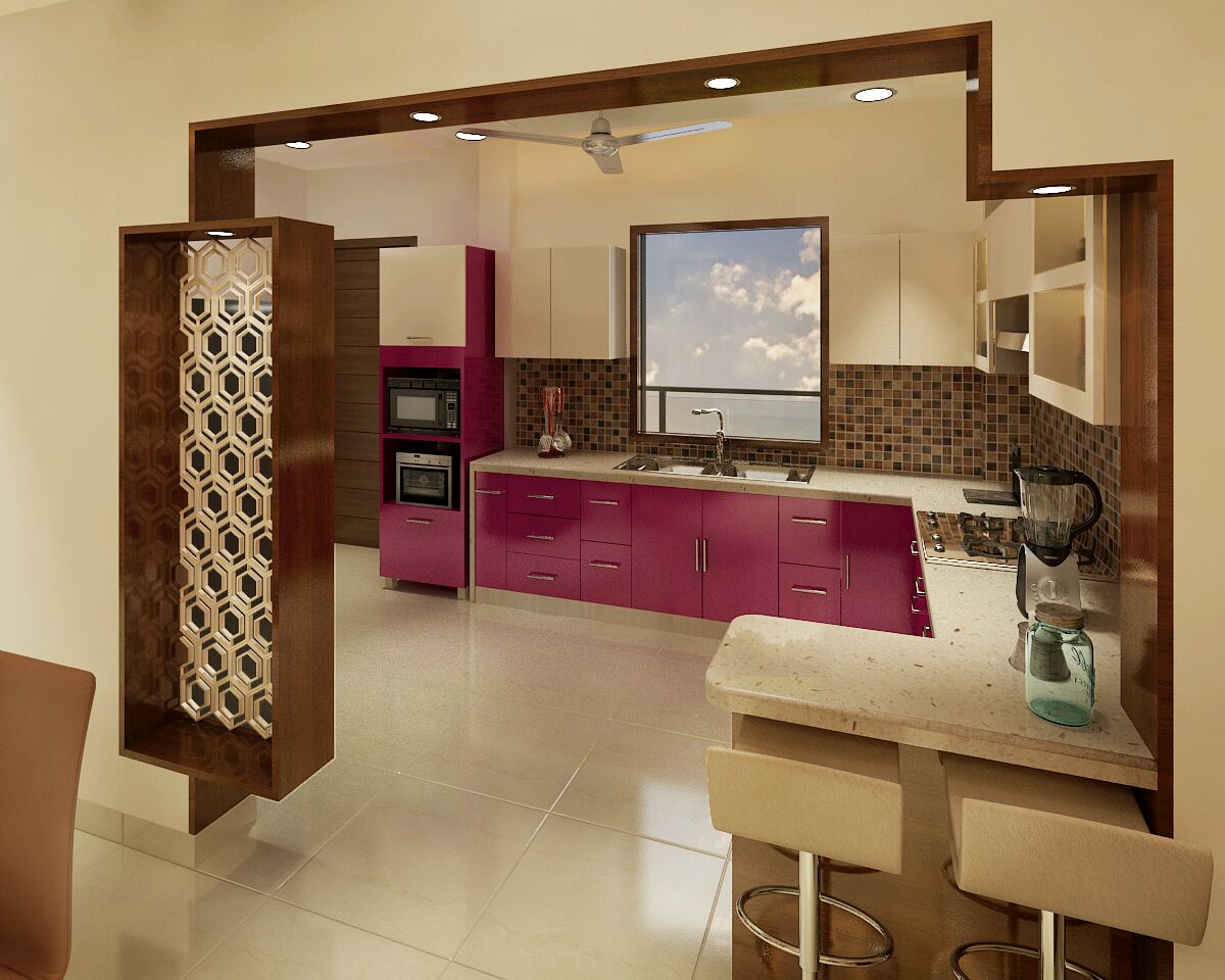 Open Kitchen by Jaideep Mandal Modular-kitchen Contemporary | Interior Design Photos & Ideas