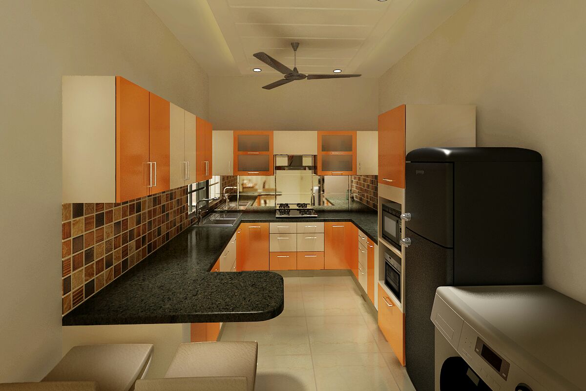 Kitchen by Jaideep Mandal Modular-kitchen Contemporary | Interior Design Photos & Ideas