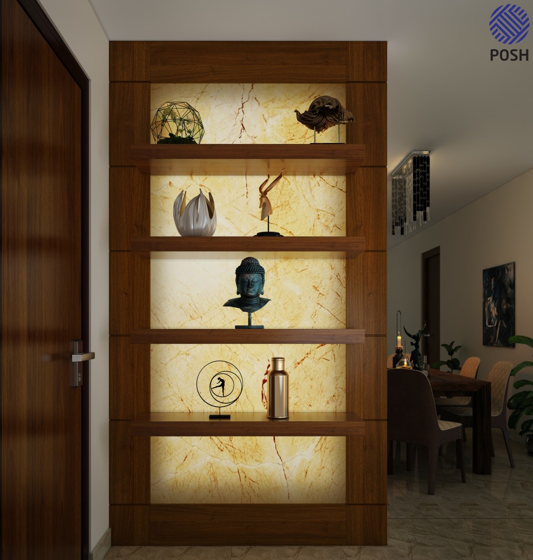Contemporary display set by Priyanka Rai Living-room Contemporary | Interior Design Photos & Ideas