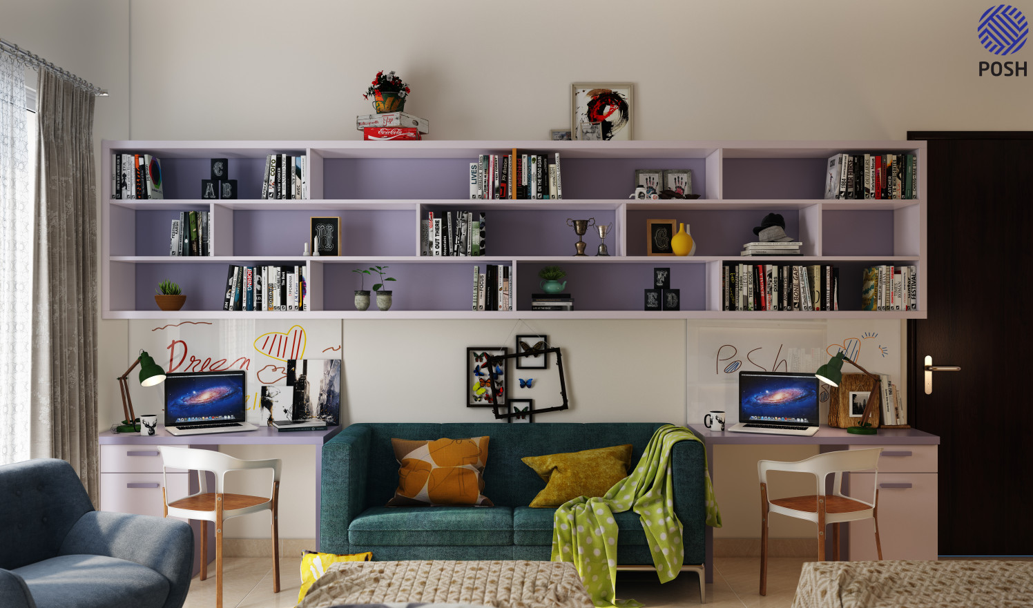Contemporary kids bedroom by Priyanka Rai Living-room Contemporary | Interior Design Photos & Ideas