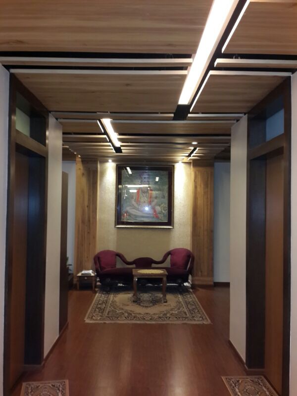 Hallway With Wooden Flooring by Prashant Ghosh Indoor-spaces Contemporary | Interior Design Photos & Ideas