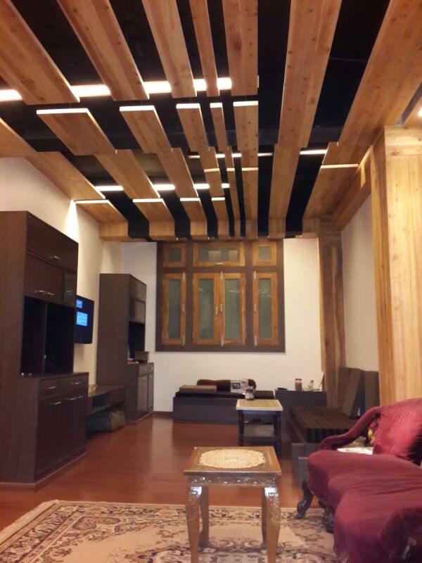 Living Room With Wooden Furnishing by Prashant Ghosh Living-room Contemporary | Interior Design Photos & Ideas