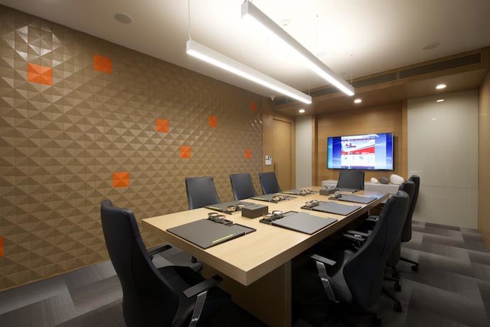 Formal Design Conference Room by Gocosy.com Contemporary | Interior Design Photos & Ideas