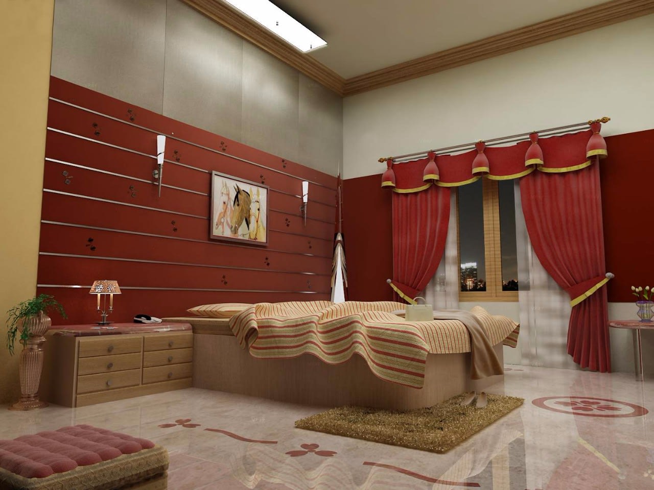 Redchick Radiance by Jagadish Modern | Interior Design Photos & Ideas