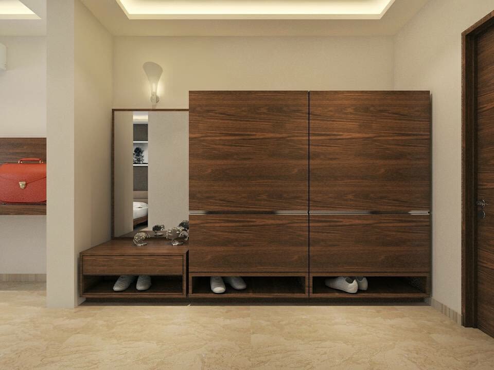 Woody Brown by Rohit Singh Modern | Interior Design Photos & Ideas