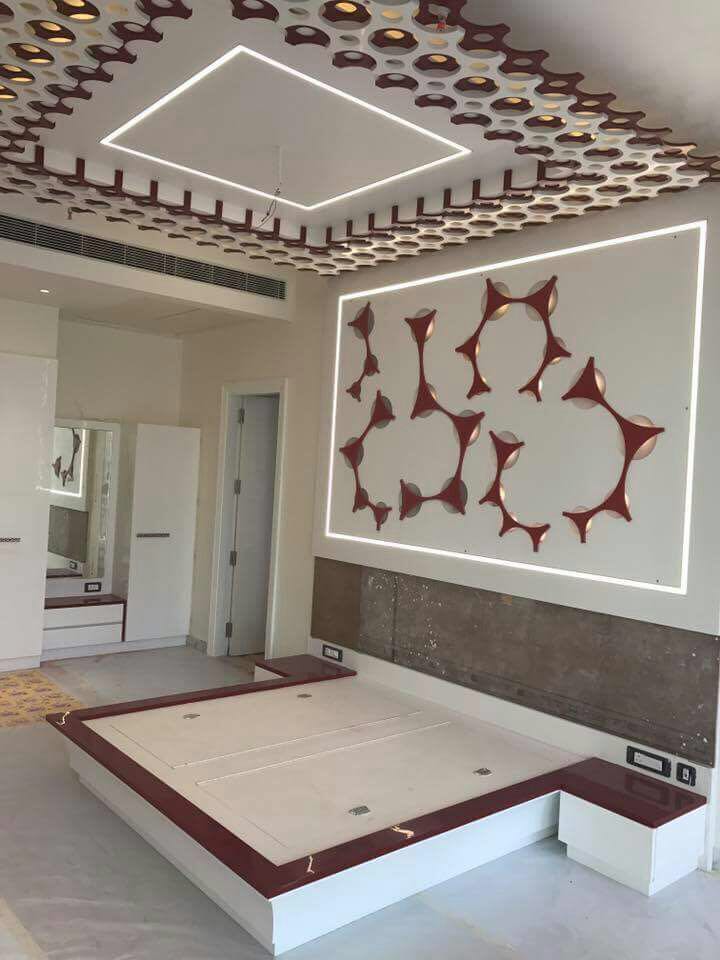 Cream and crimson by Rohit Singh Contemporary | Interior Design Photos & Ideas