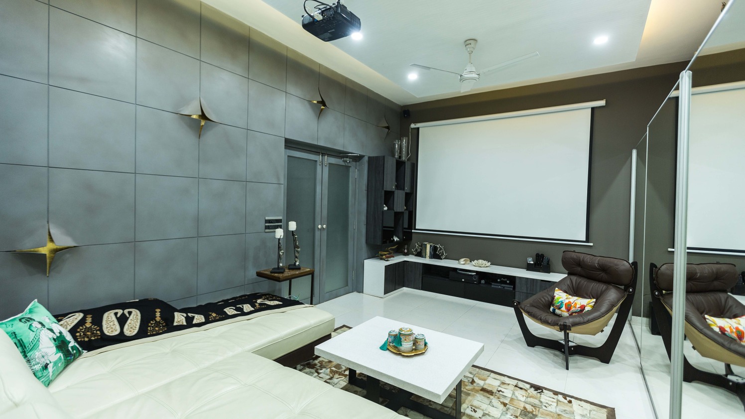 Magnificent Living Room by Swati Jain Modern | Interior Design Photos & Ideas