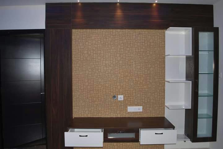 The Wall of Hall by Viru Modern | Interior Design Photos & Ideas