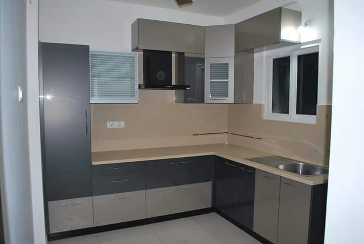 One touch Kitchen by Viru Modern | Interior Design Photos & Ideas