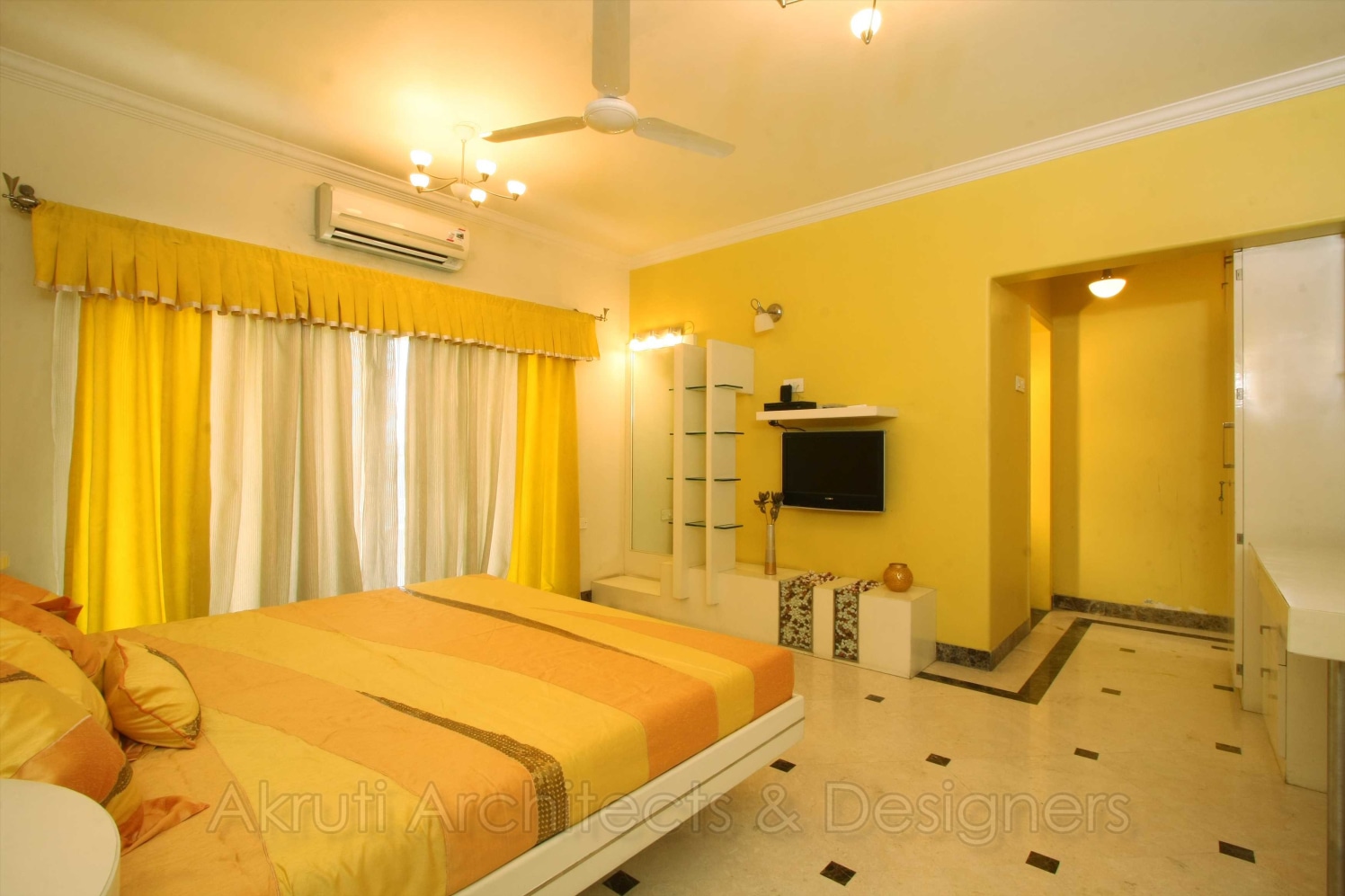 Yellow is the color of Longing by Harshila Shreeram Talasila Contemporary | Interior Design Photos & Ideas