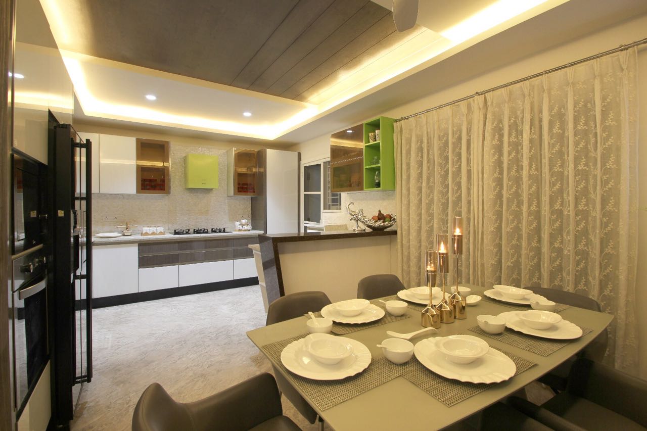 Dazzling Dining by Monica K. Modern | Interior Design Photos & Ideas