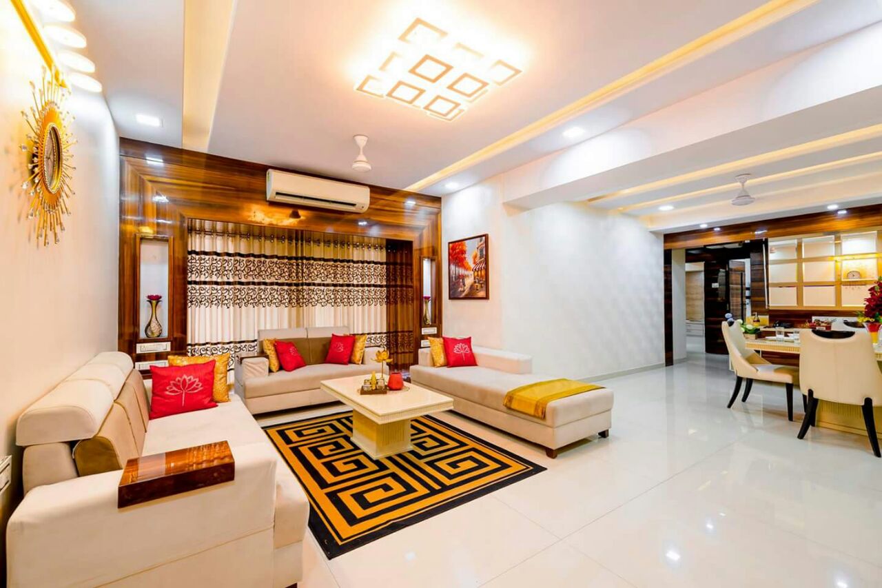 Ivory space by Sarika Kulkarni Contemporary | Interior Design Photos & Ideas