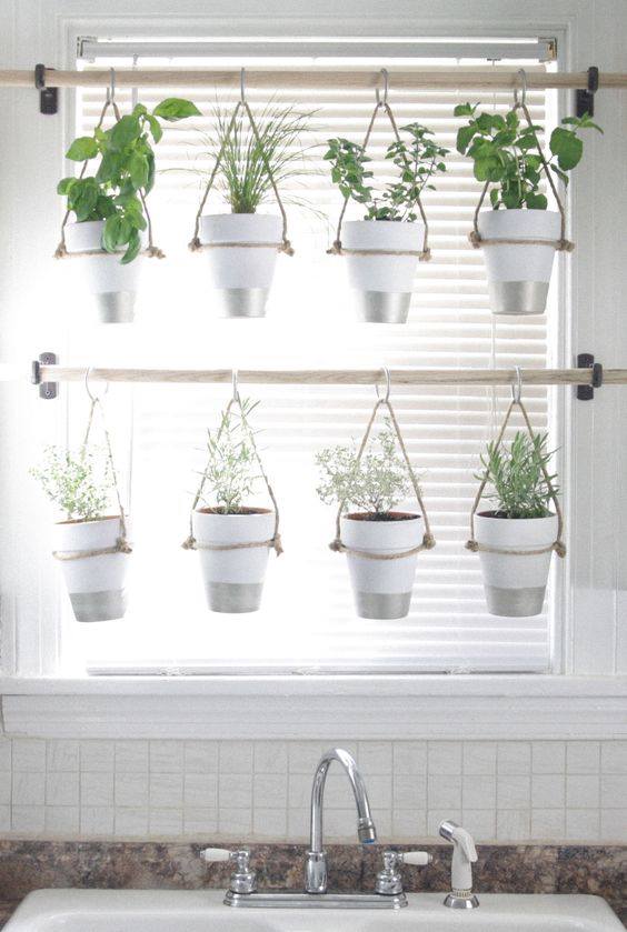 Window Decor With Indoor Garden by Live Fabulous Living-room Modern | Interior Design Photos & Ideas