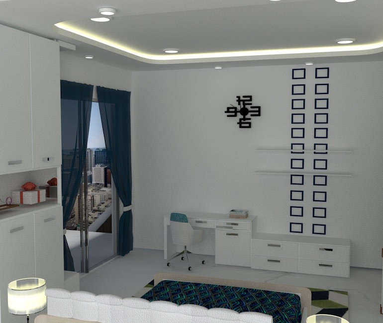 A fit for all Bedroom by Shweta Gulashan Sharma Modern | Interior Design Photos & Ideas