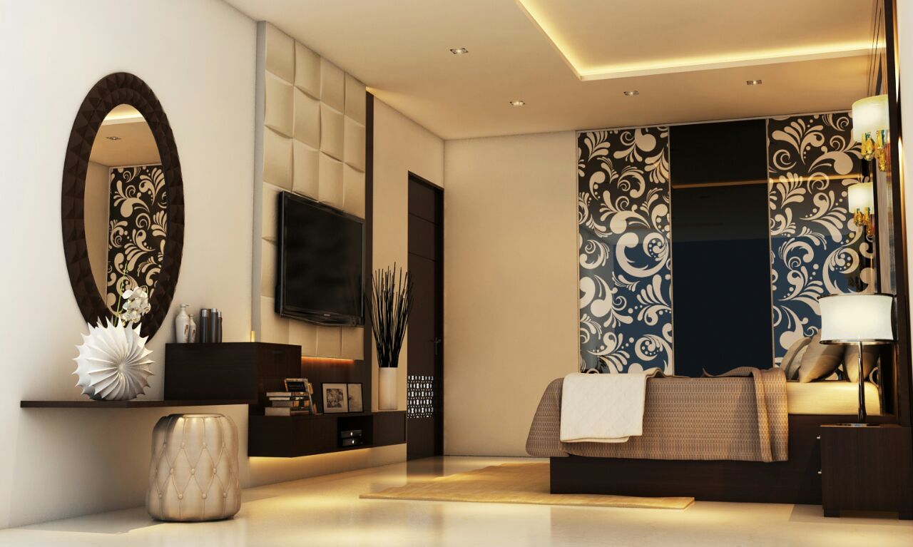 Audacious bedroom by Shweta Gulashan Sharma Contemporary | Interior Design Photos & Ideas