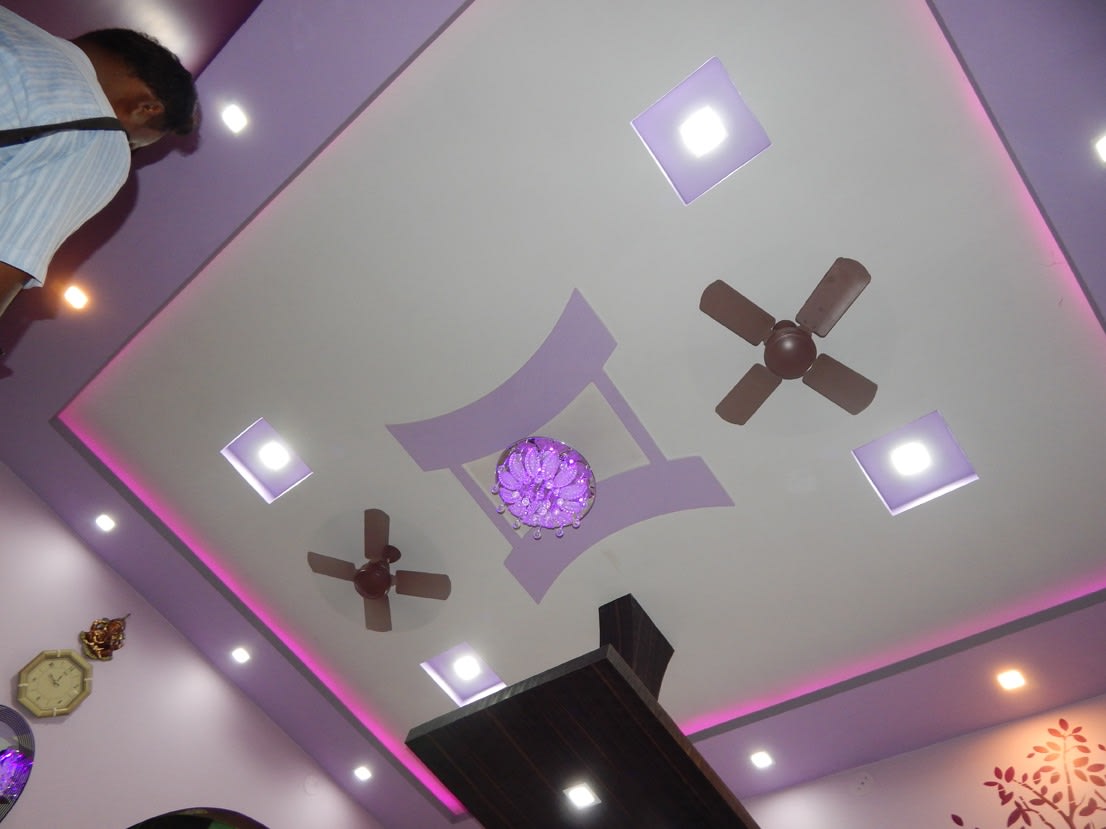 The Purple Roof by Manik Chowdhury Living-room Contemporary | Interior Design Photos & Ideas