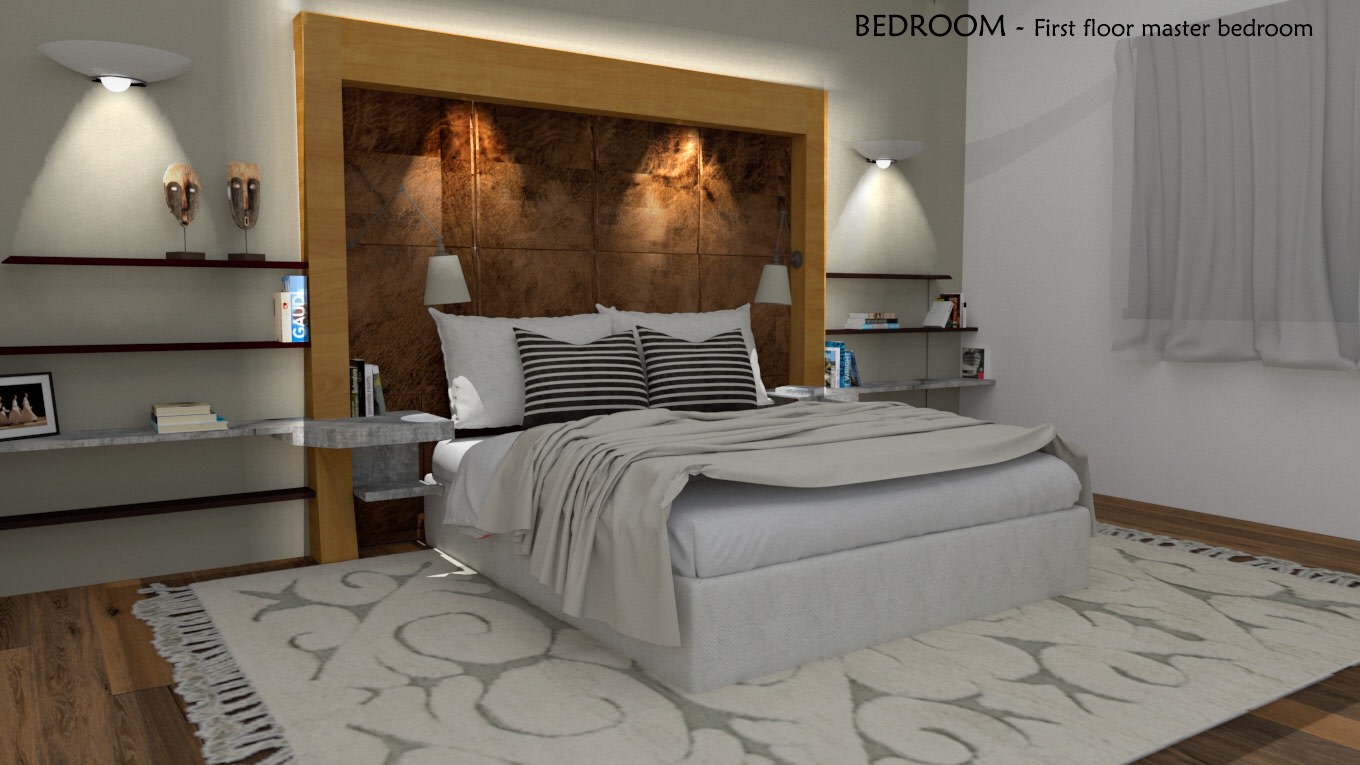 White and Brown done right by Vinusha Raju Contemporary | Interior Design Photos & Ideas