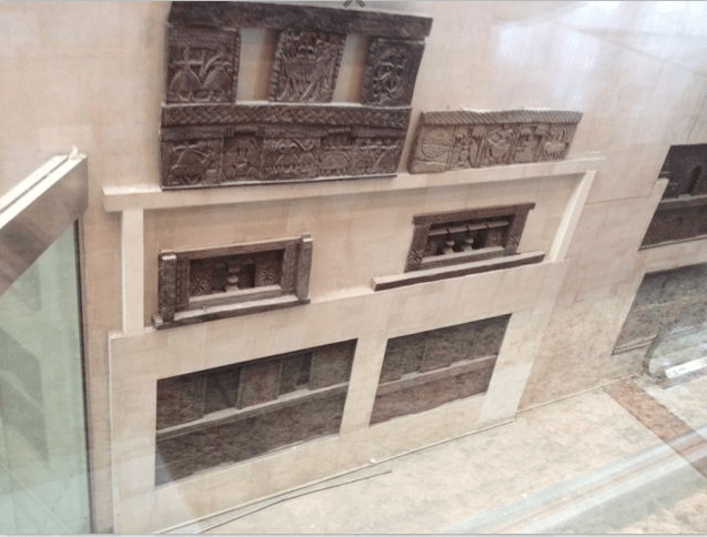 Facade with Traditional artisan claywork tiles by Roshan Ashta Contemporary | Interior Design Photos & Ideas