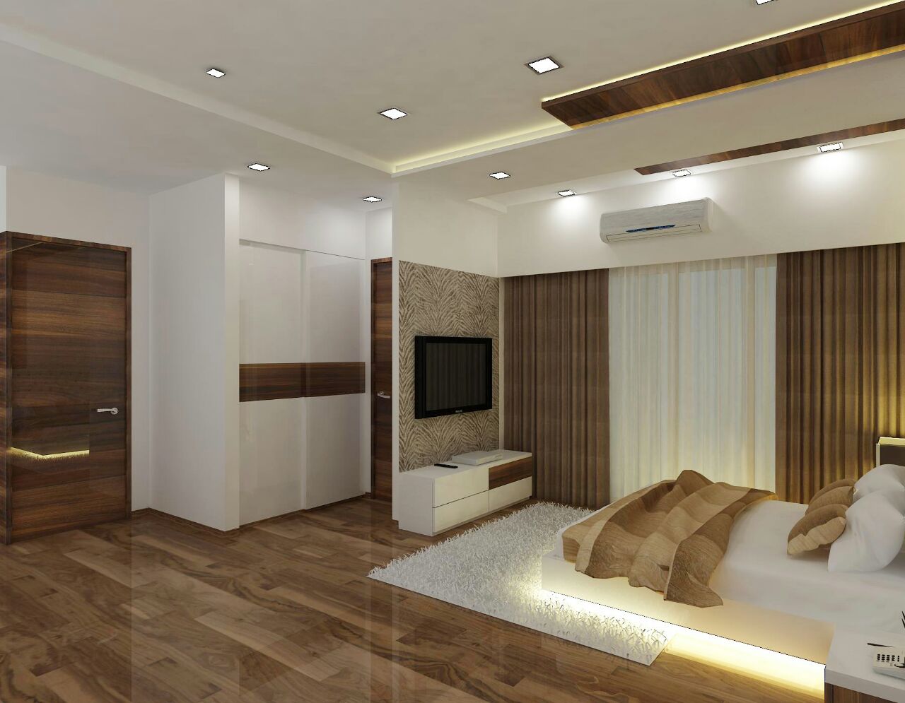 Master Bedroom by Rupali Naik Modern | Interior Design Photos & Ideas